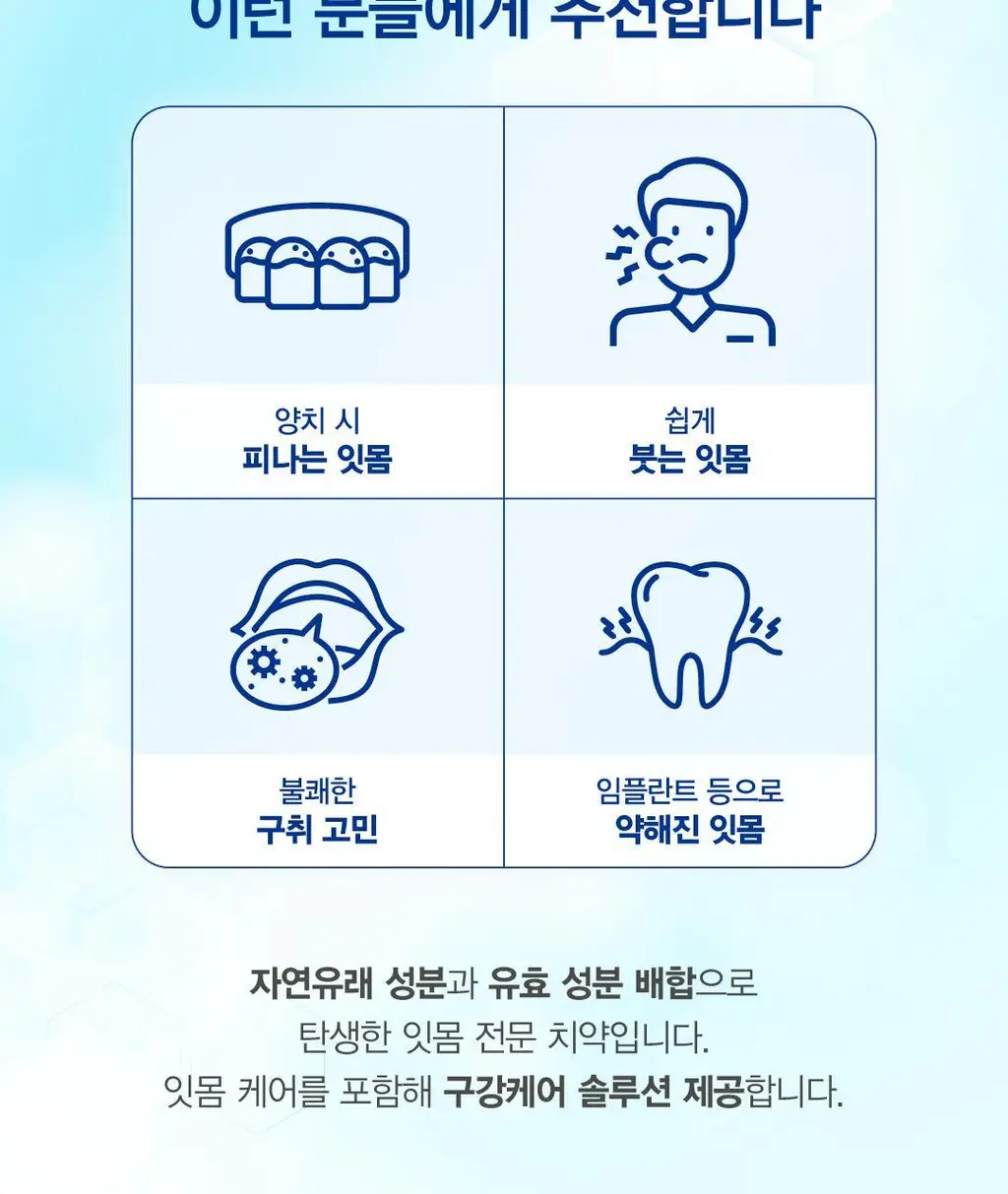 [고불소] 벨레다 잇몸 치약 100g 상세페이지 4